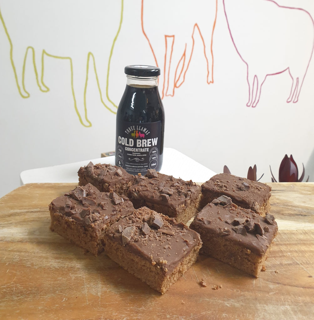 Cold brew and chocolate brownies
