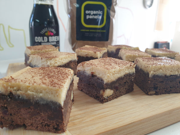 Cold Brew Cheesecake mocha slice