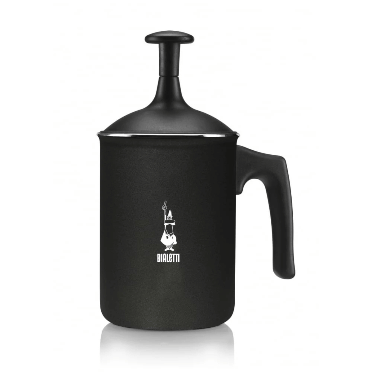 BIALETTI TUTTOCREMA MILK FROTHER ALUMINIUM 150ML BLACK (3 CUP)