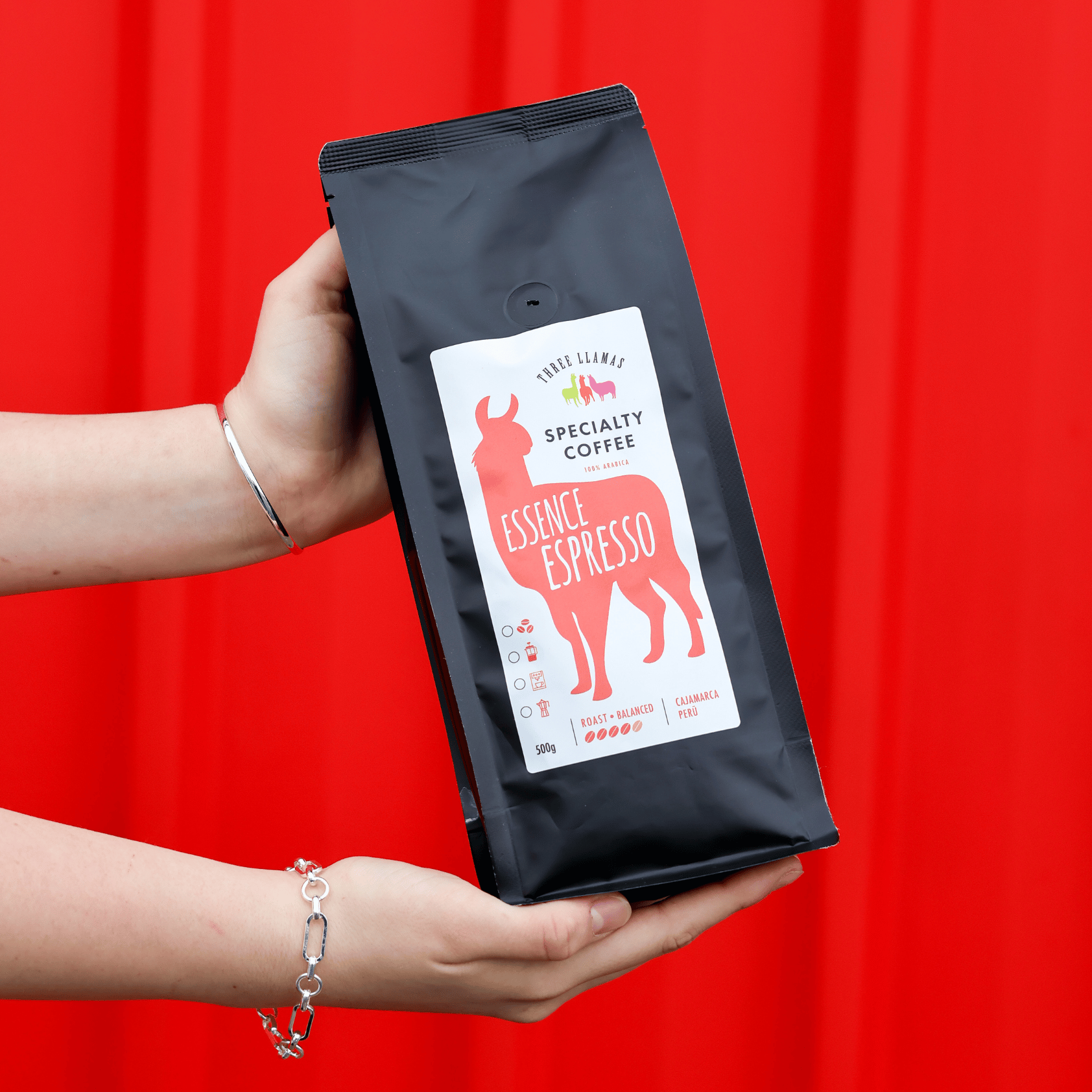 Three Llamas Essence Espresso Specialty Coffee