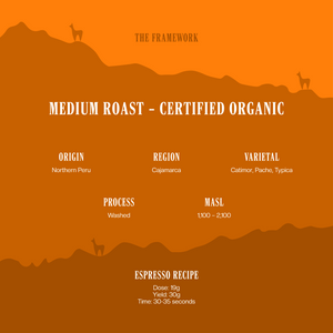 Medium Roast - Certified Organic Coffee 