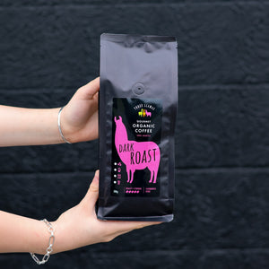 Three Llamas - Dark Roast Organic Coffee
