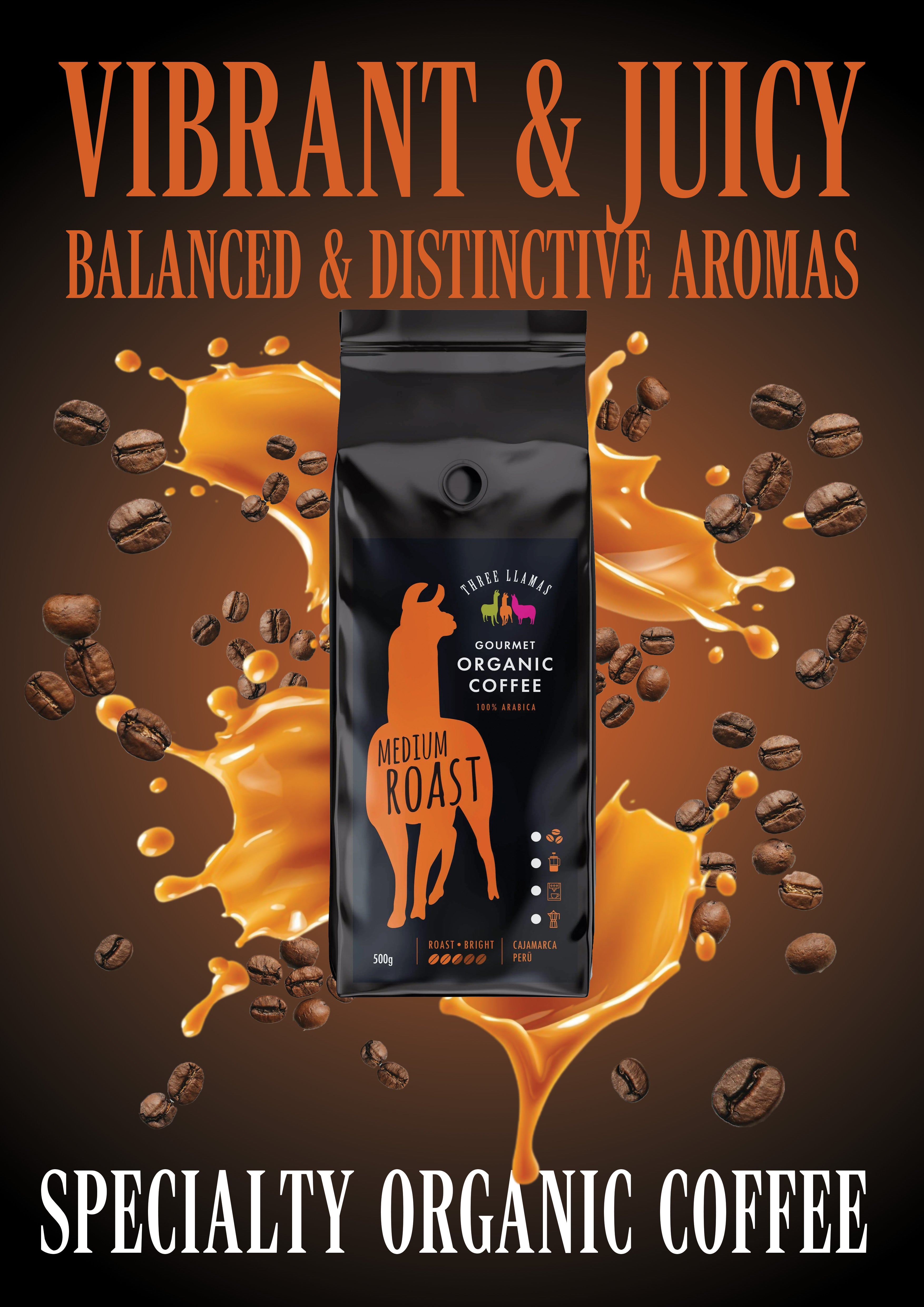Certified Organic Medium Roast Coffee
