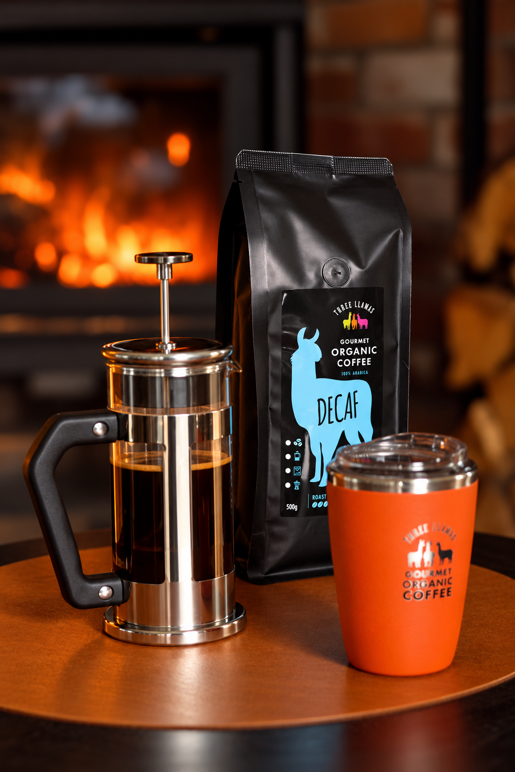 Three Llamas Decaf Coffee