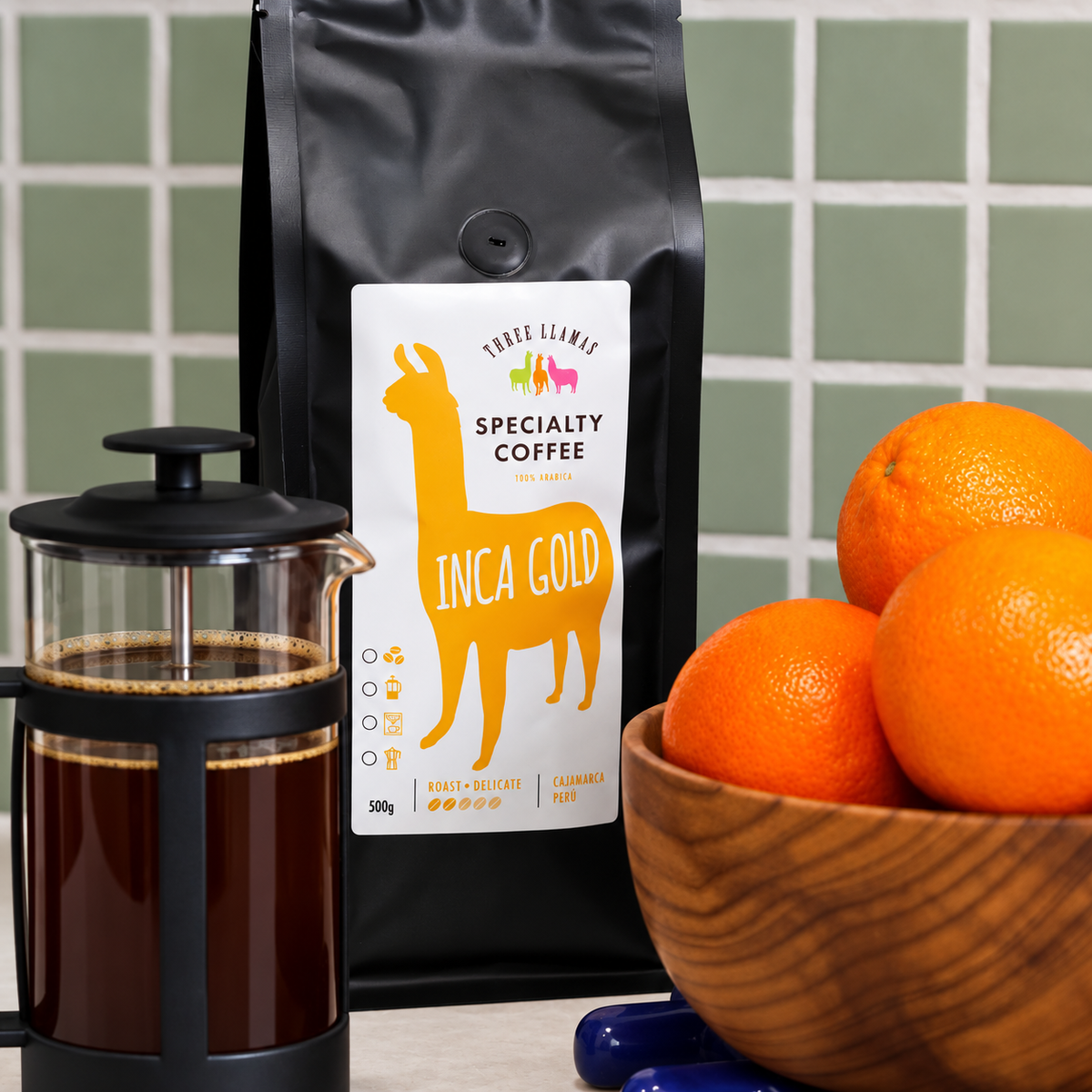 Three Llamas Inca Gold Specialty Coffee