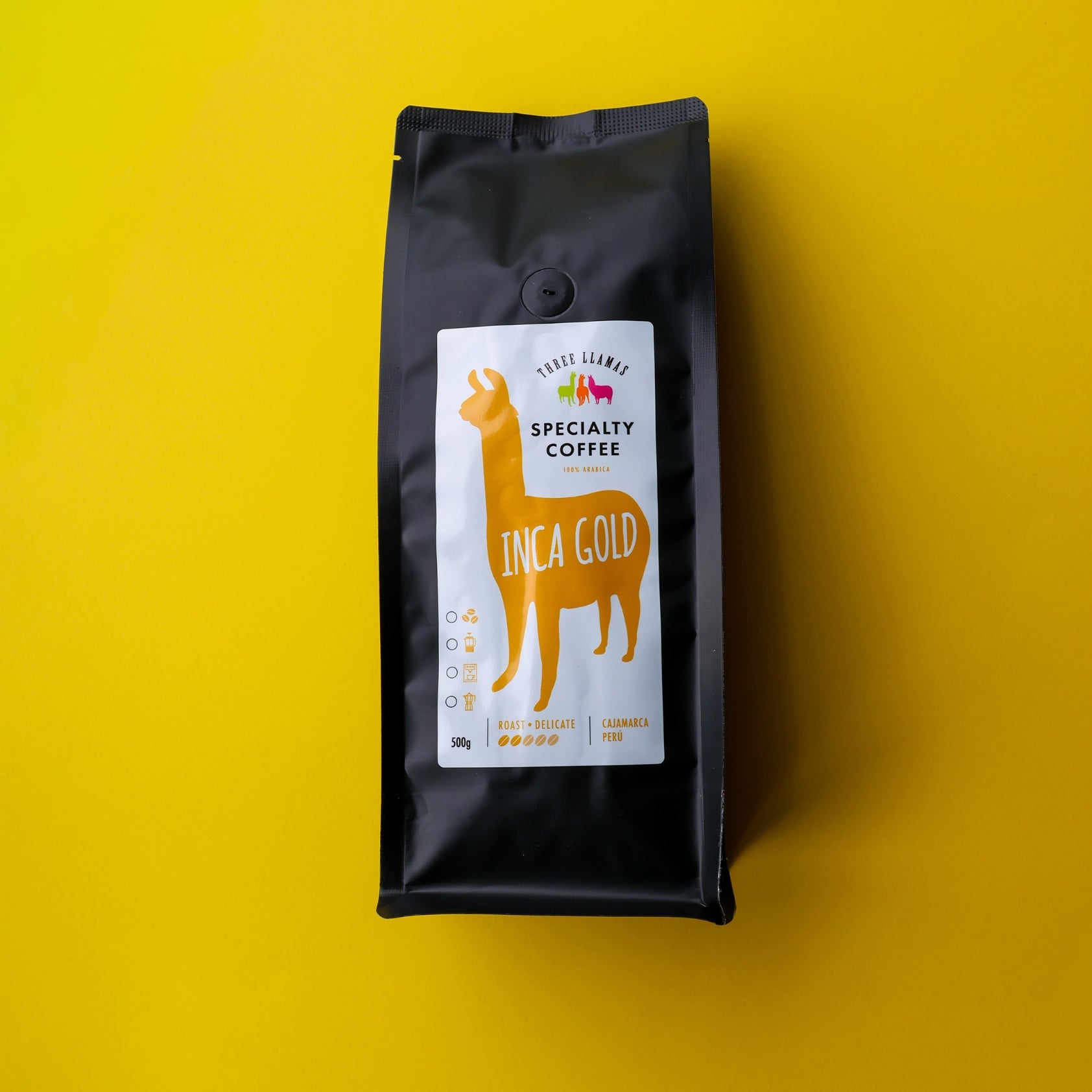 Three Llamas Inca Gold Specialty Coffee