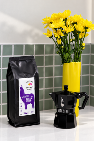Three Llamas Medium Dark Roast Specialty Coffee
