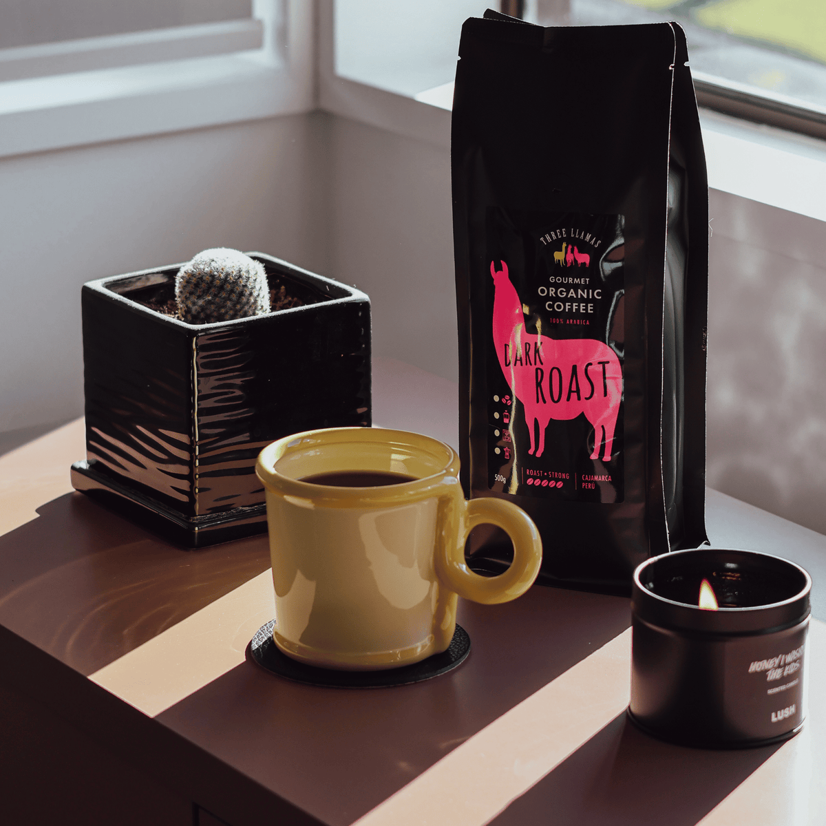 Three Llamas Dark Roast - Certified Organic