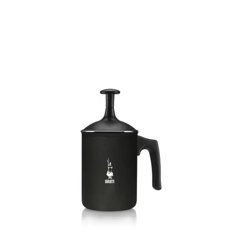 Bialetti Tuttocrema Milk Frother Aluminium 150ml Black (3 Cup)