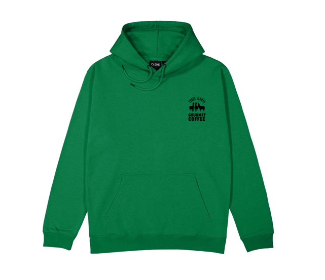 Three Llamas Coffee Hoodie