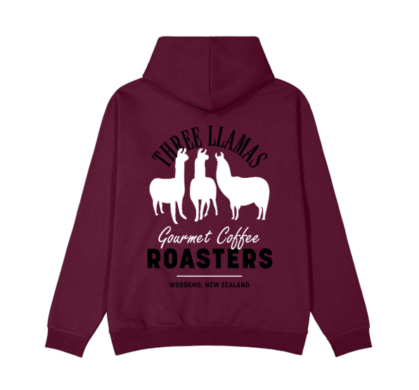 Three Llamas Coffee Hoodie