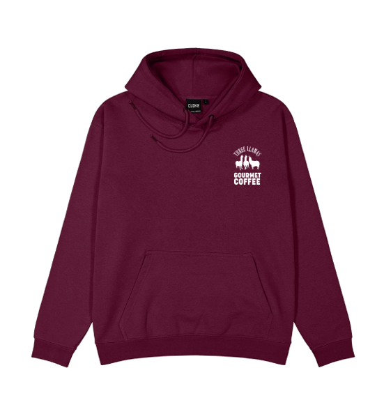 Three Llamas Coffee Hoodie