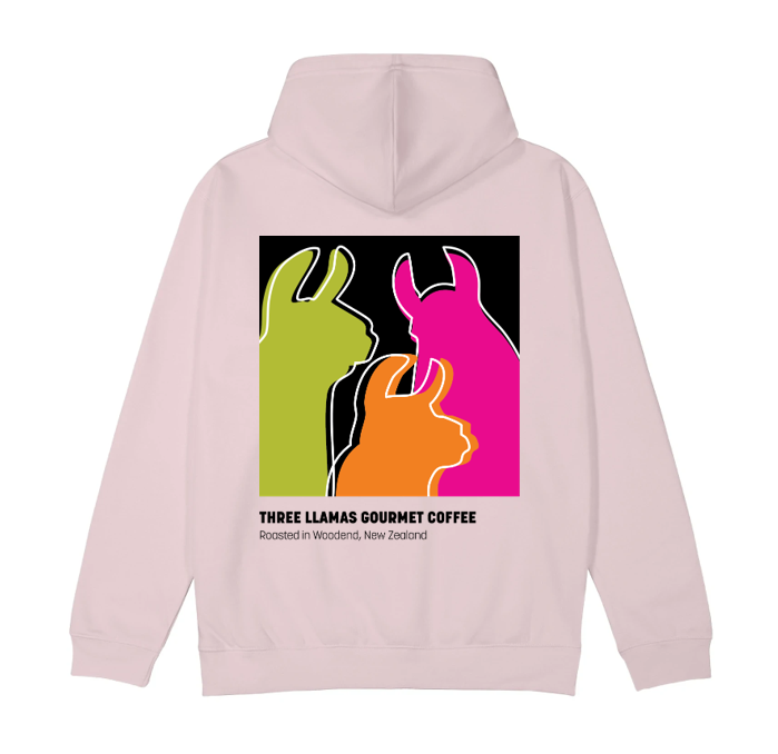 Three Llamas Coffee Hoodie