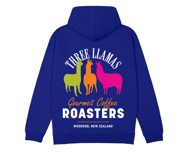 Three Llamas Coffee Hoodie