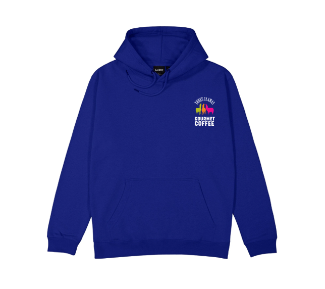 Three Llamas Coffee Hoodie