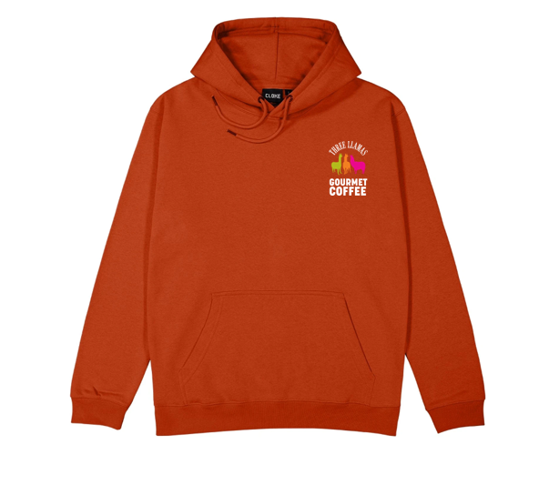 Three Llamas Coffee Hoodie