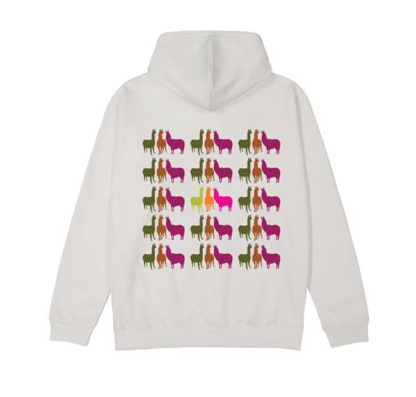 Three Llamas Coffee Hoodie