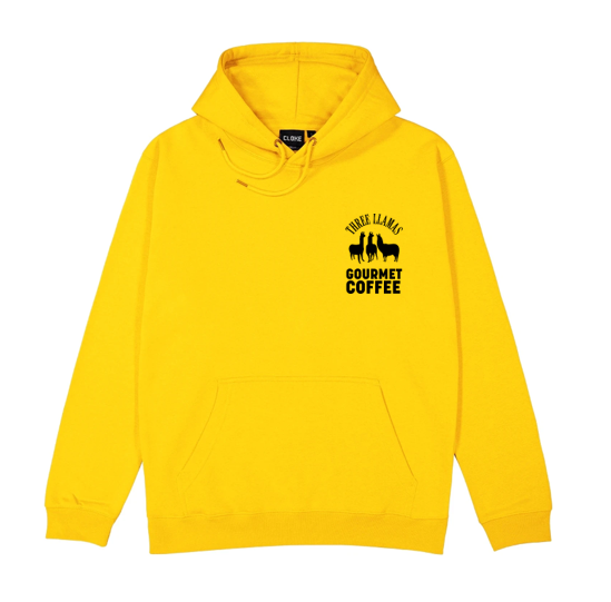 Three Llamas Coffee Hoodie