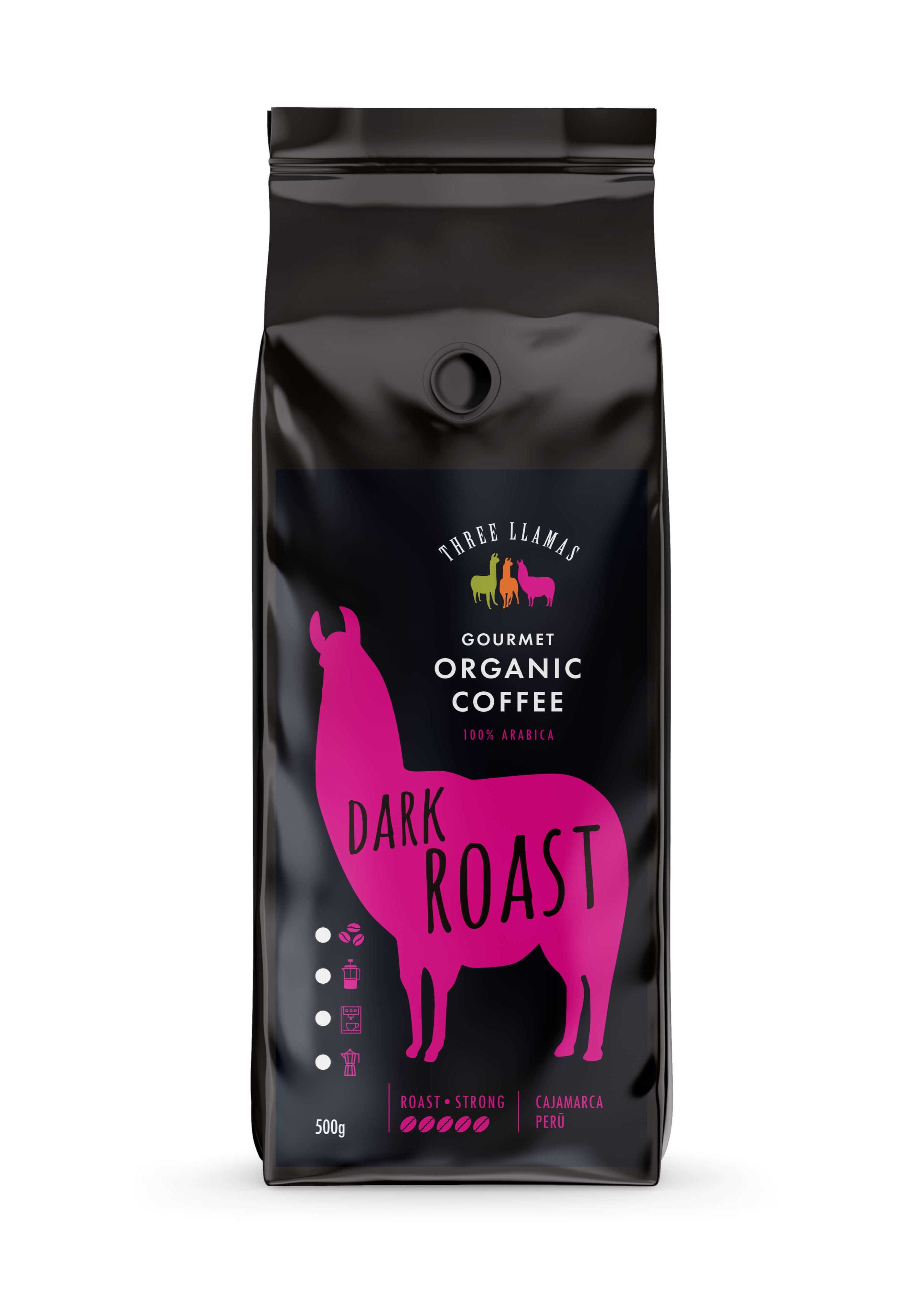Certified Organic Dark Roast Coffee
